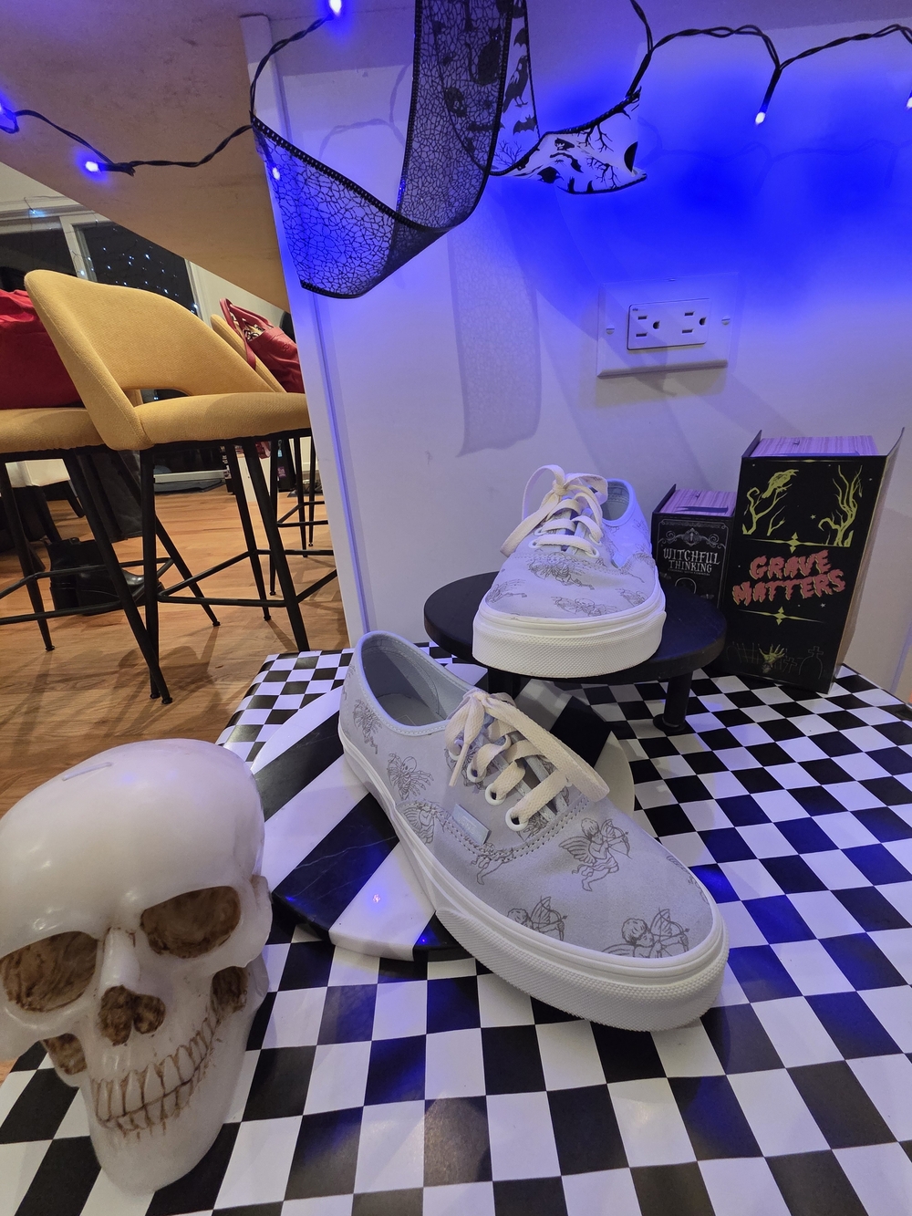 Vans Love You To Death Angel/Skeleton Lowtops